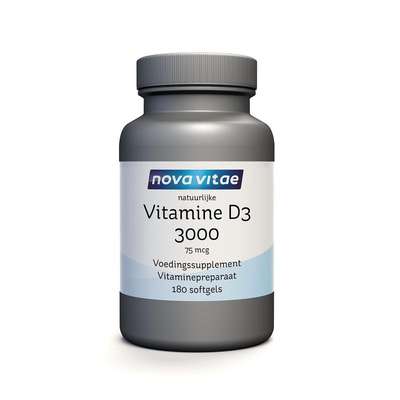 Nova Vitae Vitamine D3 3000 75 mcg