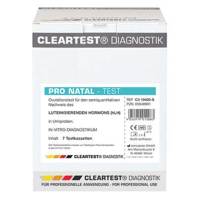 Cleartest Pro Natal Ovulatietest  -  7 stuks