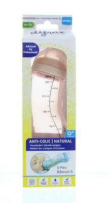 Difrax S-Fles natural roze 250 ml