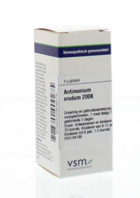 VSM Antimonium crudum 200K