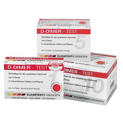 Cleartest D-dimeer  5 stuks