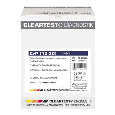 Cleartest CRP (10/30)  10 stuks