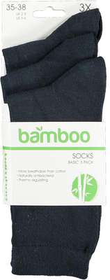 Bamboe sokken 3-pack blauw 39-42