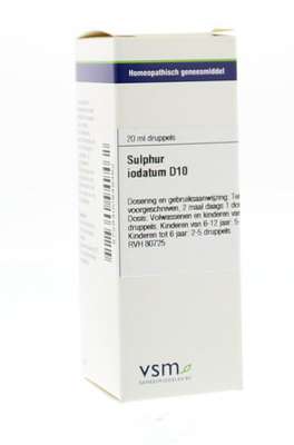 VSM Sulfur iodatum D10