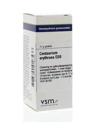 VSM Centaurium erythraea D30