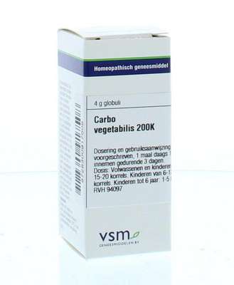 VSM Carbo vegetabilis 200K