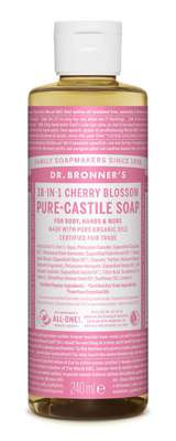 Dr Bronners Liquid soap cherry blossom