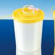 Servobox Naaldencontainer geel Standaard -  inhoud 1500 ml   -  100 stuks