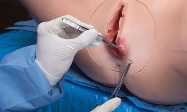 Postpartum episiotomy suture trainer for R17860_0
