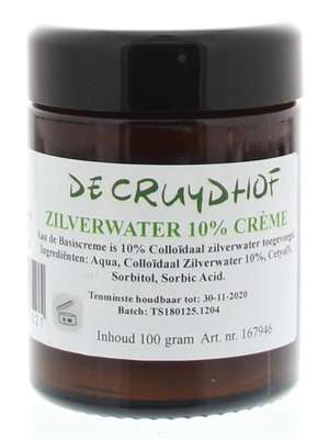 Zilverwater creme 10%