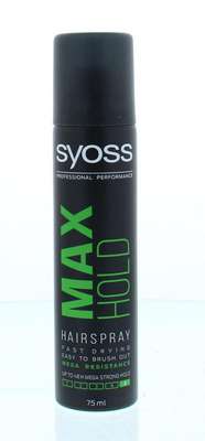 Syoss Hairspray max hold mini