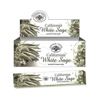 Green tree Californian White Sage naturel incense 15 gram
