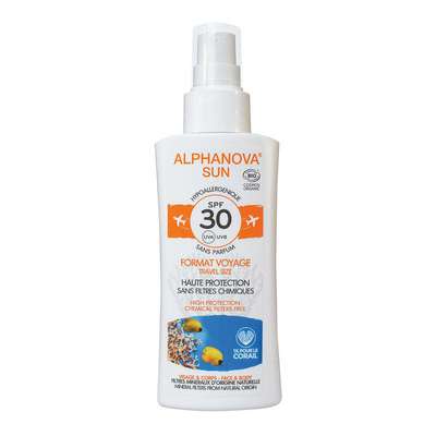 Alphanova Sun Sun spray SPF30 gevoelige huid bio