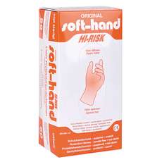 Softhand Hi-Risk latex handschoenen Poedervrij Maat XL  -  50 Stuks