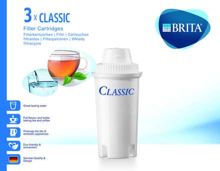 Brita Waterfilterpatroon Classic 3-Pack