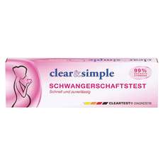 Clear & Simple Midstream HCG Zwangerschapstest  -  5 stuks